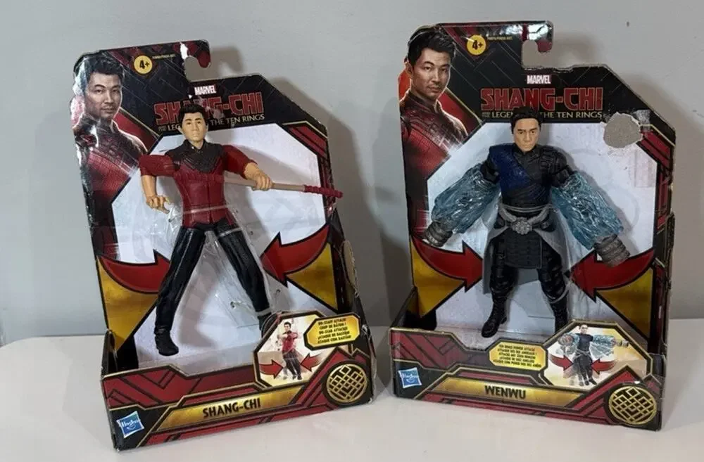 Marvel Shang-Chi Wenwu Action Figures Hasbro 2021 Lot of 2 Ten Rings
